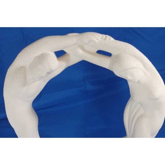 Royal Haeger Eternity Circle of Love White Art Pottery - Picture 12 of 12